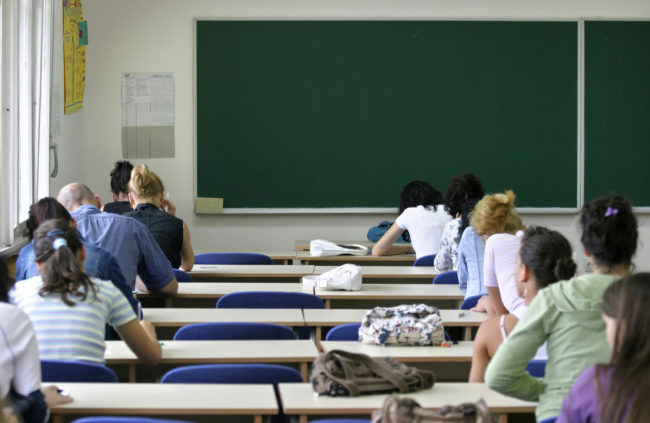 Schüler in der Klasse