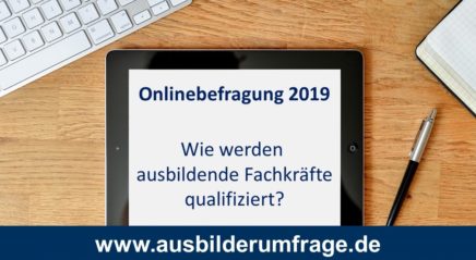 Ergebnisse zur Umfrage zur Qualifizierung ausbildender Fachkräfte 