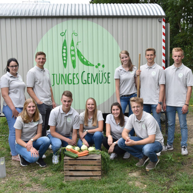 Azubi-Start-up Junges Gemüse