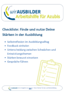Arbeitshilfen für Azubis von wirAUSBILDER