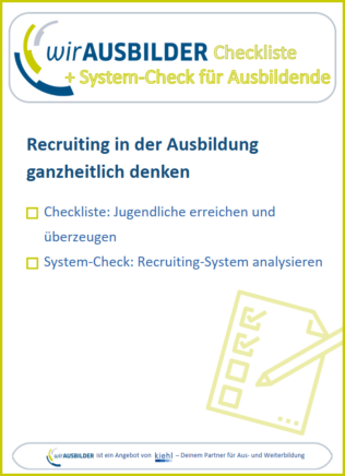 Checkliste für AUSBILDERINNEN: Recruiting in der Ausbildung