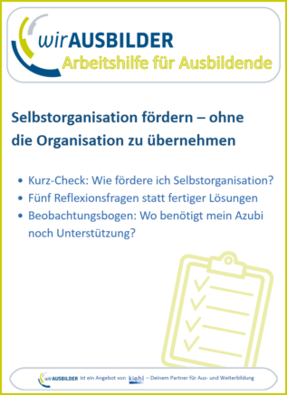 Arbeitshilfe für AUSBILDERINNEN Lernstrategien im Ausbildungsalltag gezielt fördern zu #4